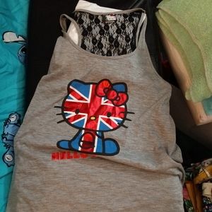 Hello kitty flowing top